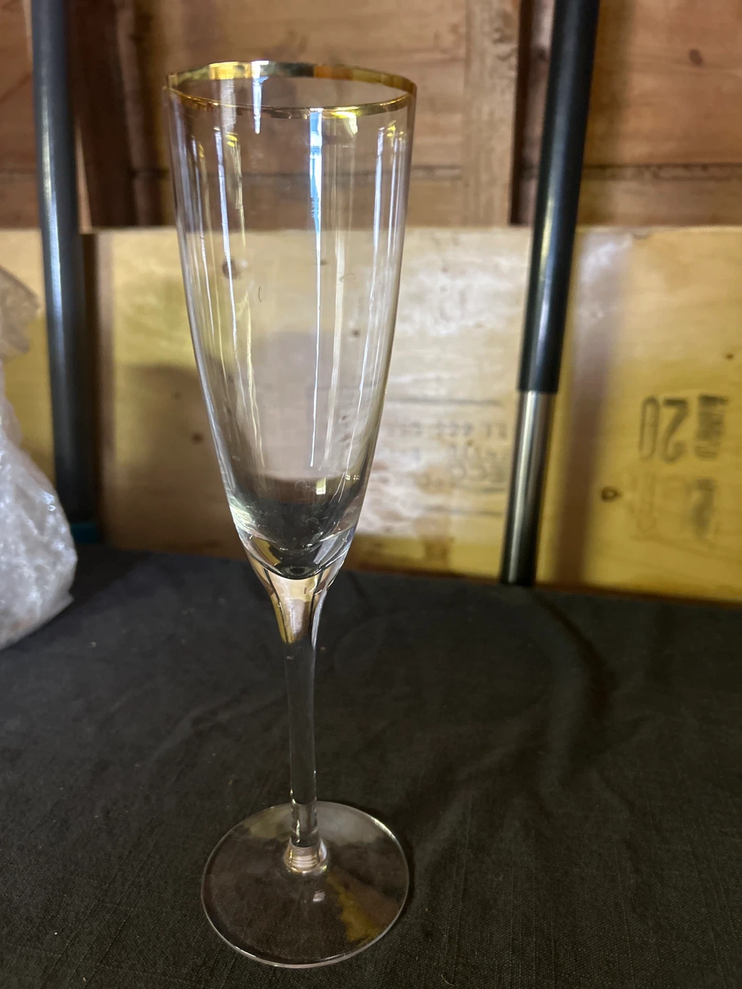🥕NEW DISCONTINUED Structube Shimmer Champagne Flutes - Set of 4 - photo 2