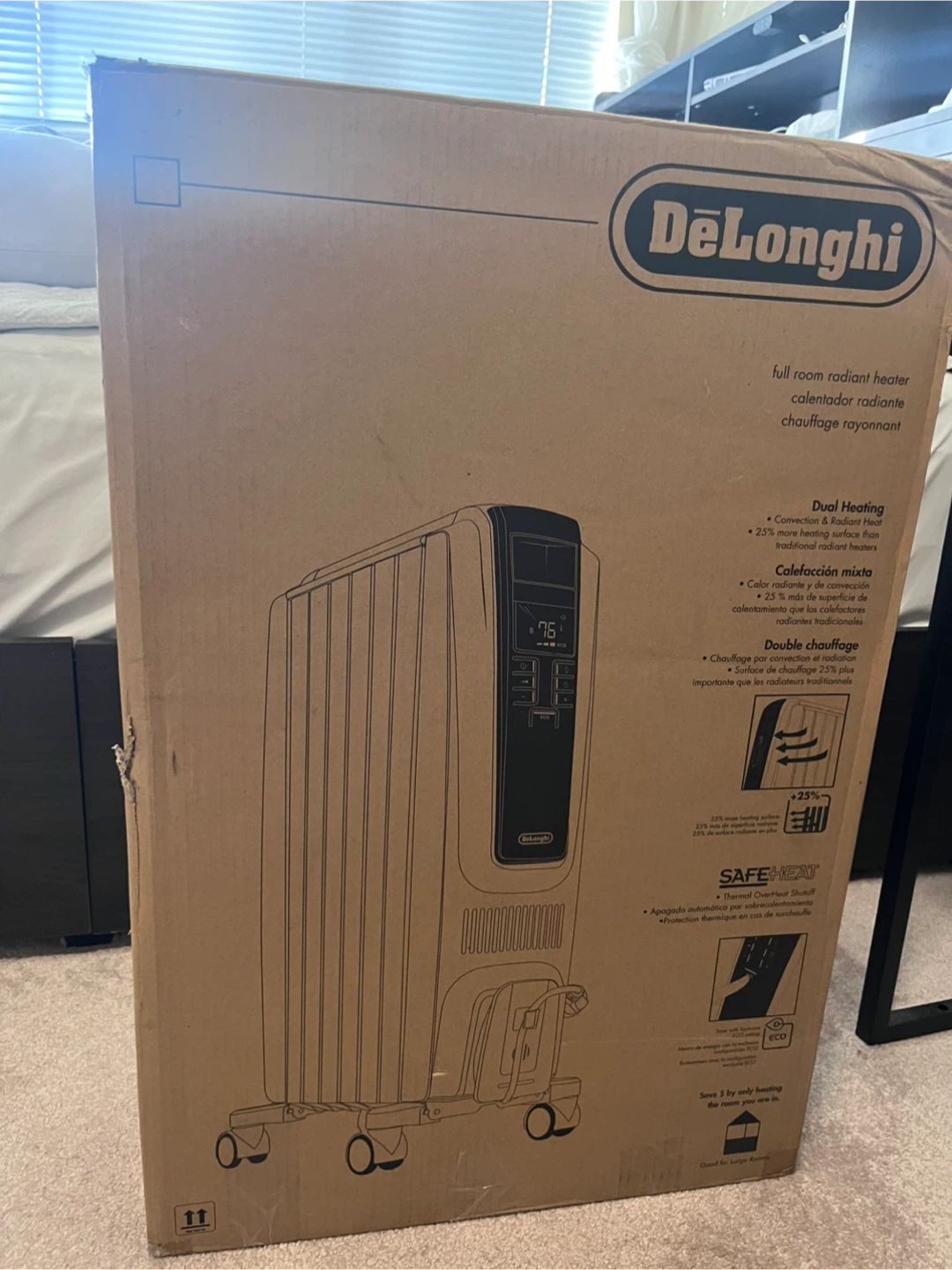 DeLonghi Full Room Radiant Heater