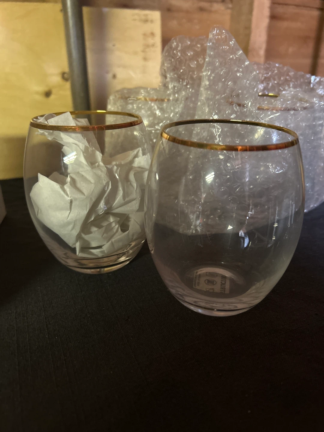 🥕 DISCONTINUED NEW - STRUCTUBE Shine Glass Tumblers - Set of 4 - photo 3