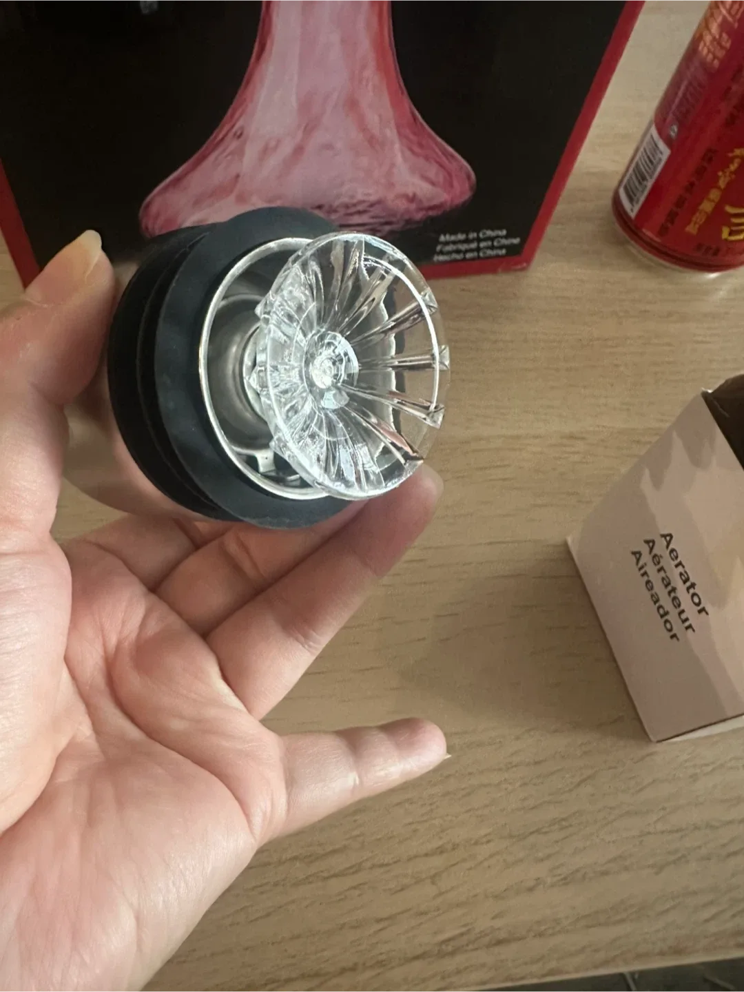 Wine Decanter with Aerator - New in Box image indicator(2)