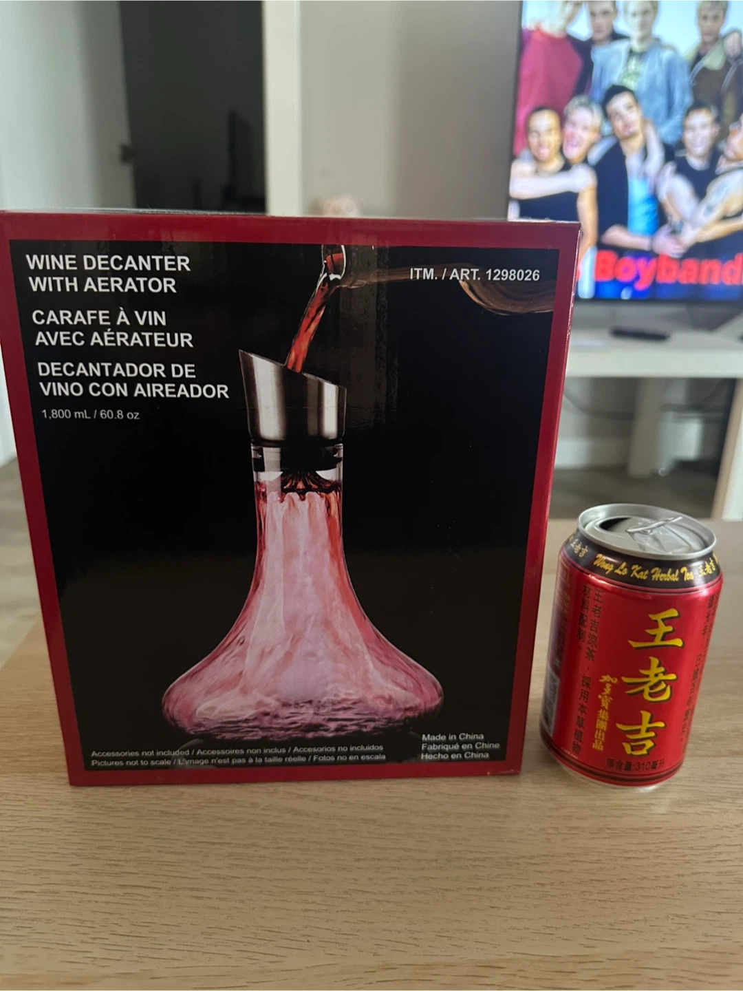 Wine Decanter with Aerator - New in Box