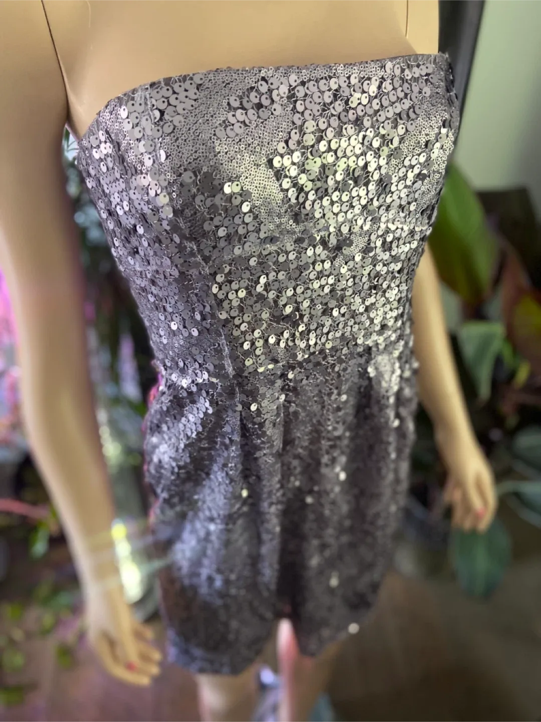 BCBGMAXAZRIA Sequin Dress - Lilac Mist, Size 4 image indicator(6)