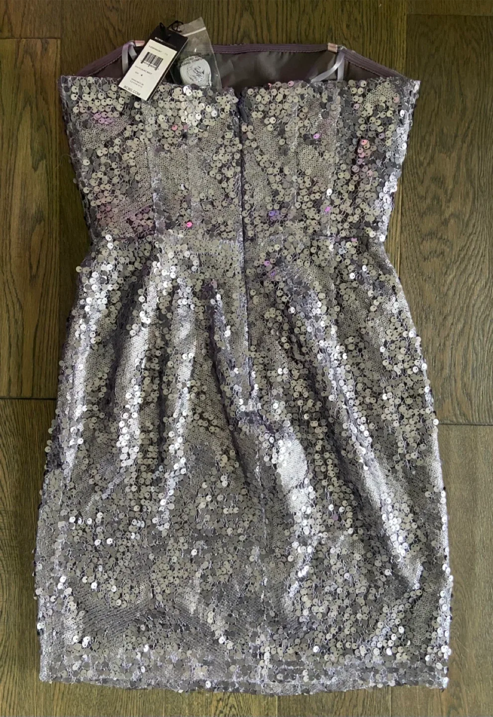 BCBGMAXAZRIA Sequin Dress - Lilac Mist, Size 4 image indicator(10)