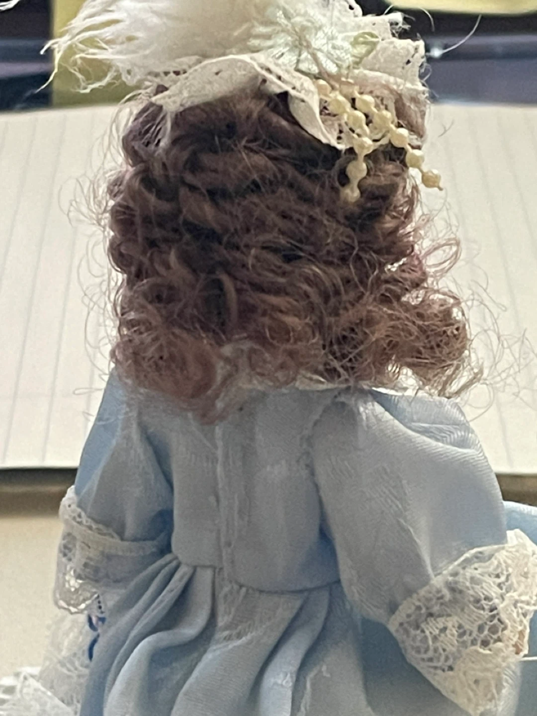 Porcelain Doll in Blue Dress - photo 4