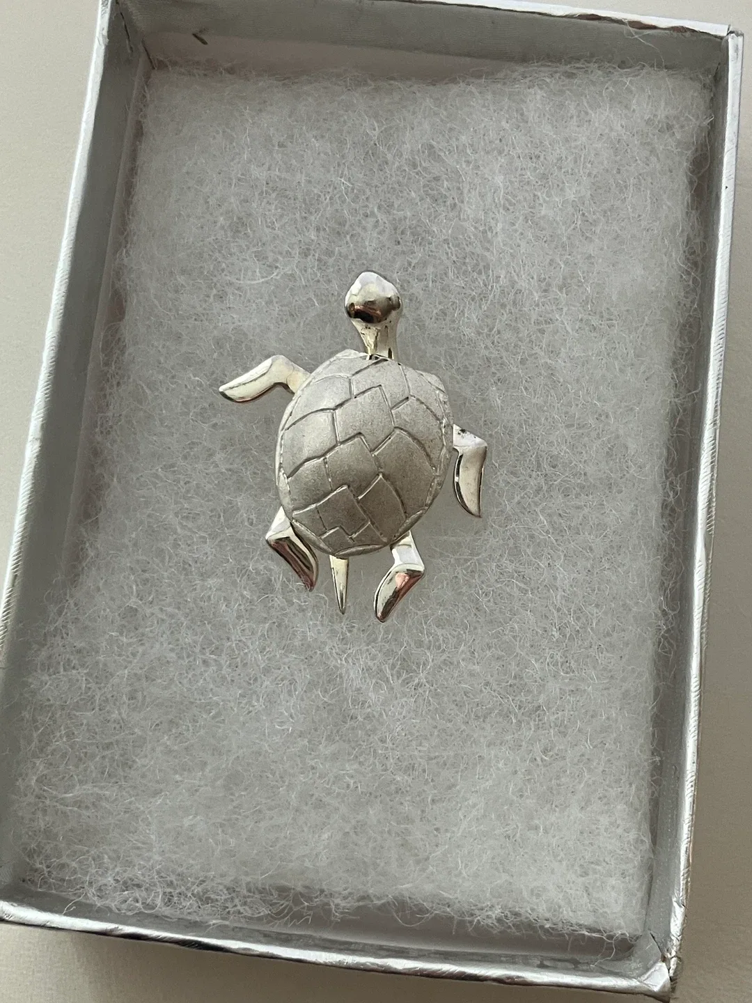 Sterling Silver  moving parts Turtle Pendant image indicator(3)