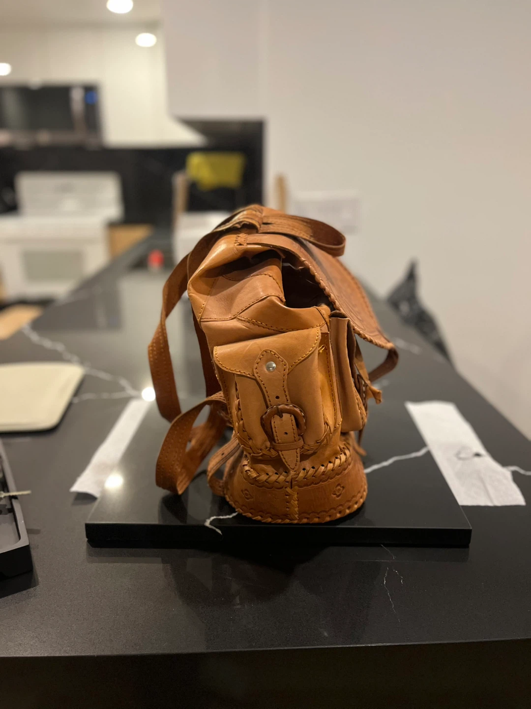 Cuban Leather Backpack - photo 2