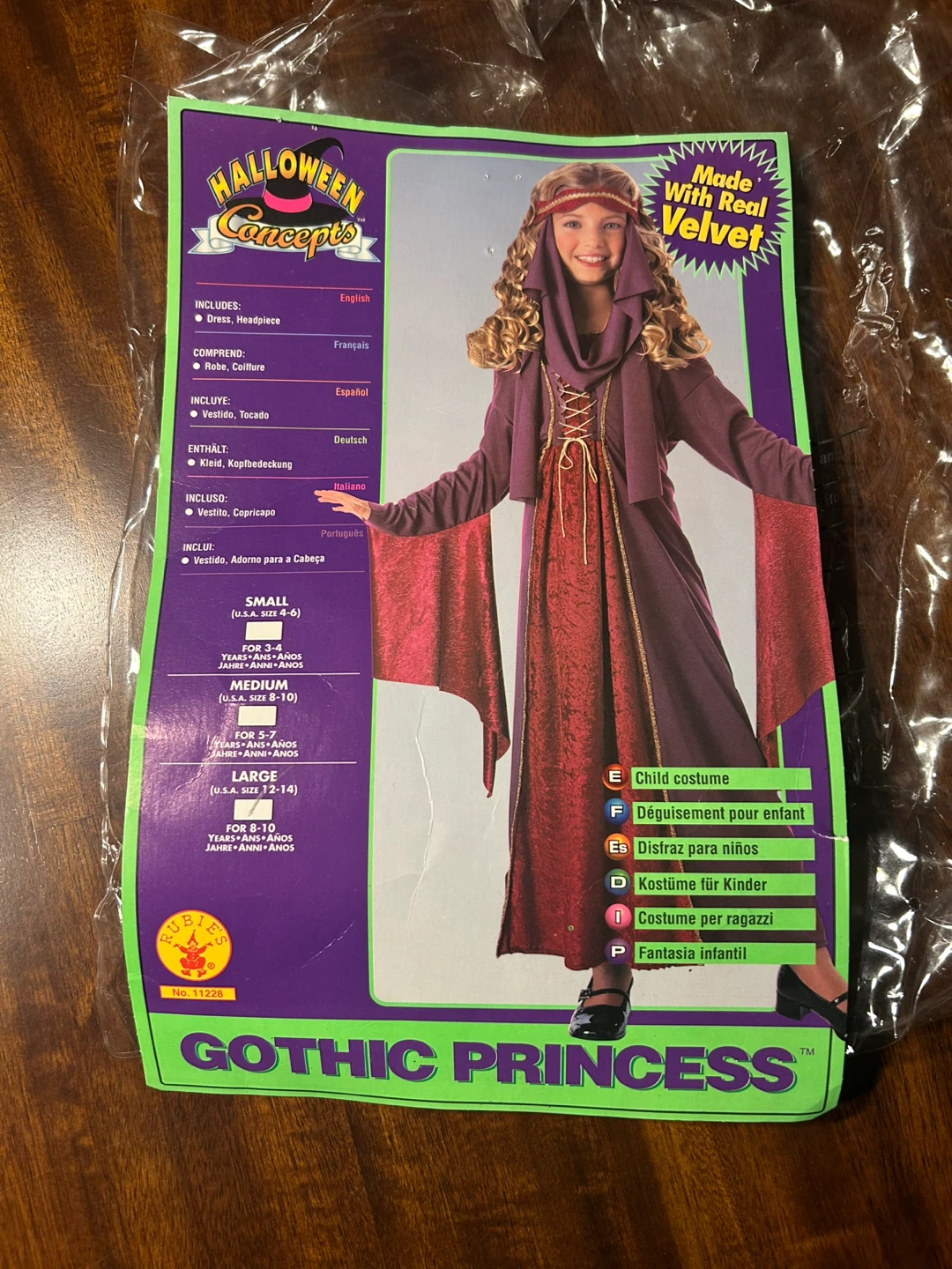 Halloween Concepts Gothic Princess Costume - Large