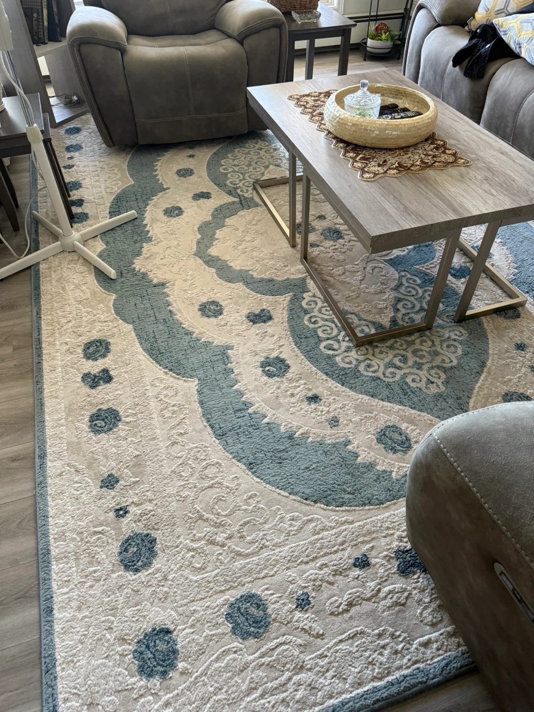 Trend Blue Area Rug - Like New! - photo 2