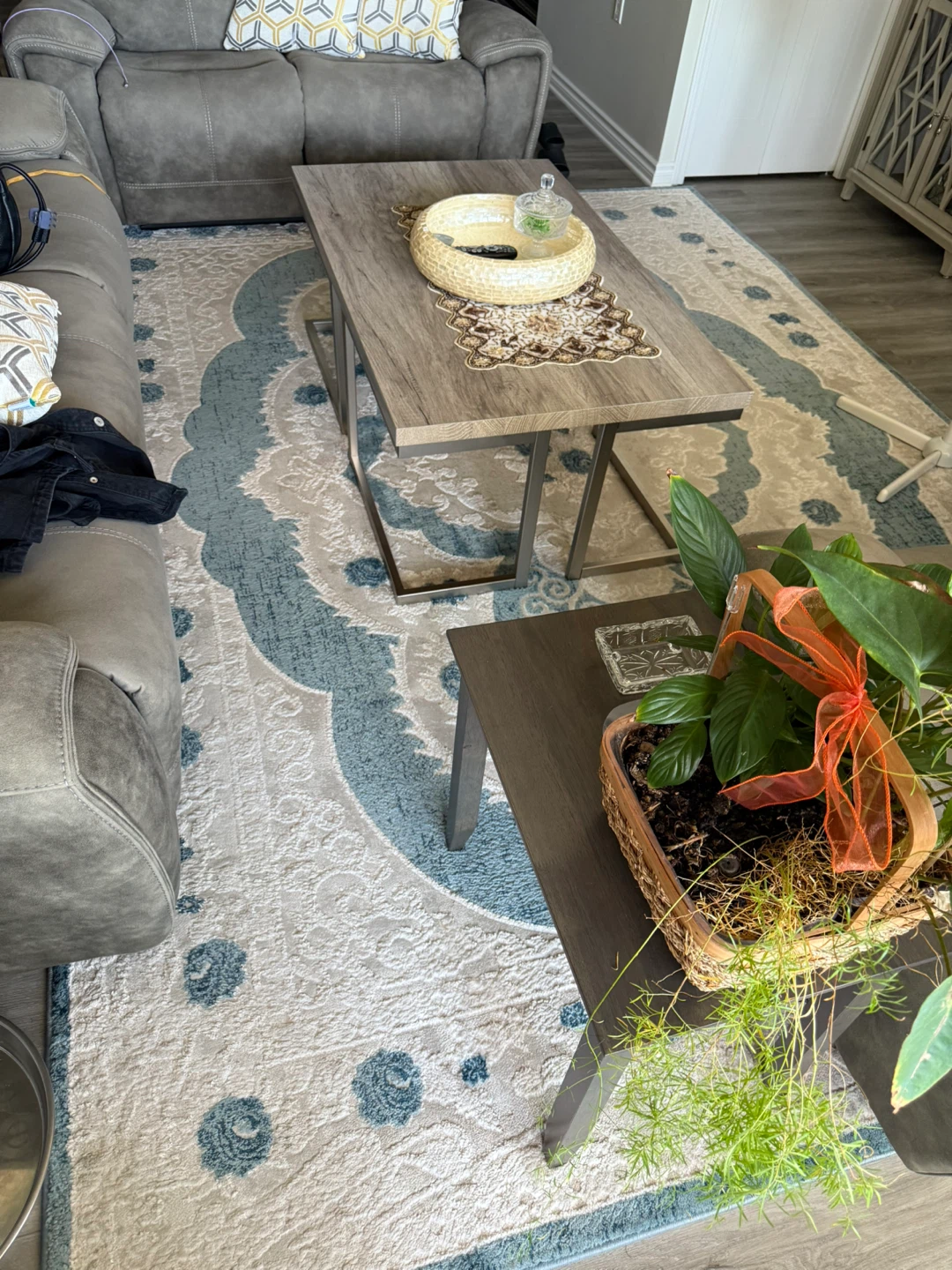 Trend Blue Area Rug - Like New! - photo 3