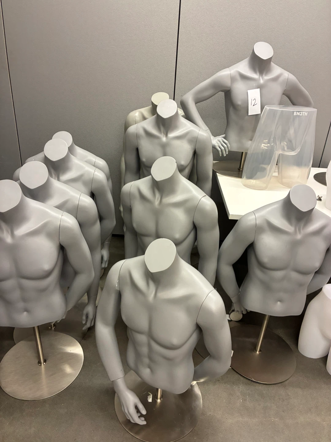Male torso mannequin