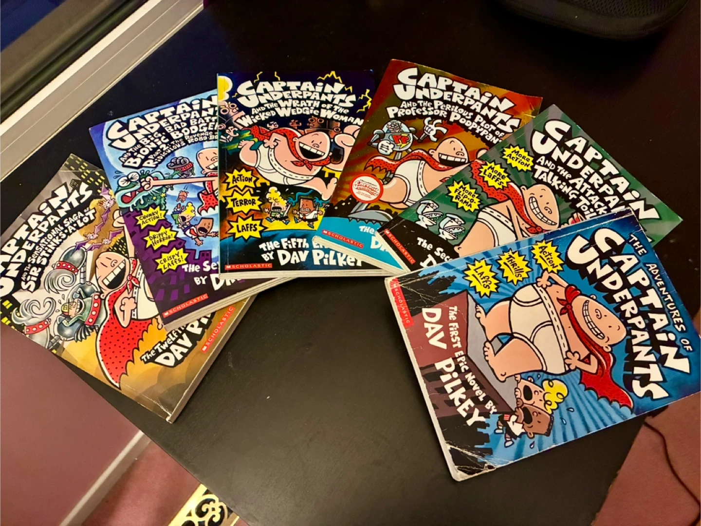 Captain Underpants Book Set by Dav Pilkey