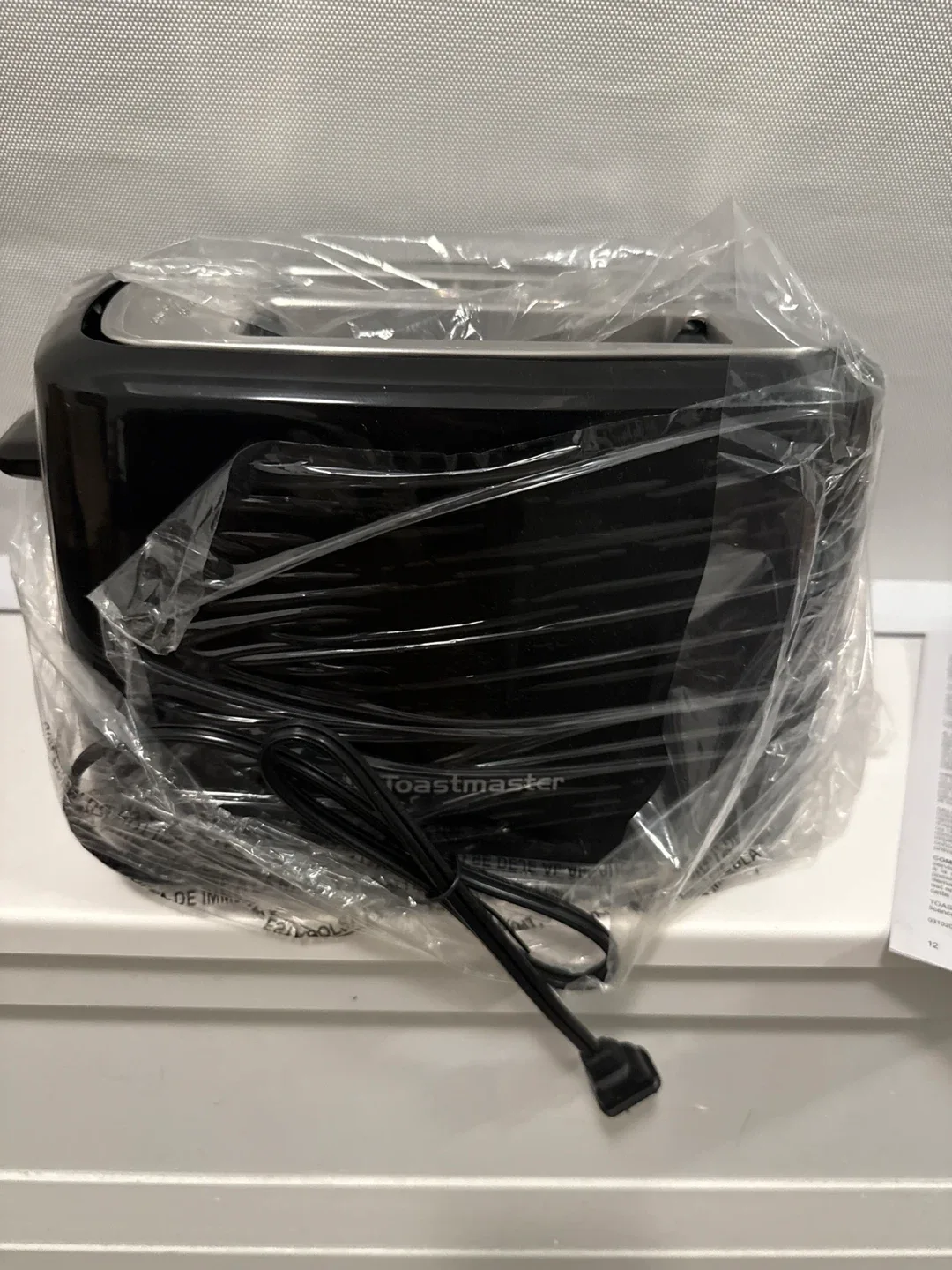 New Toastmaster 2-Slice Toaster - Black