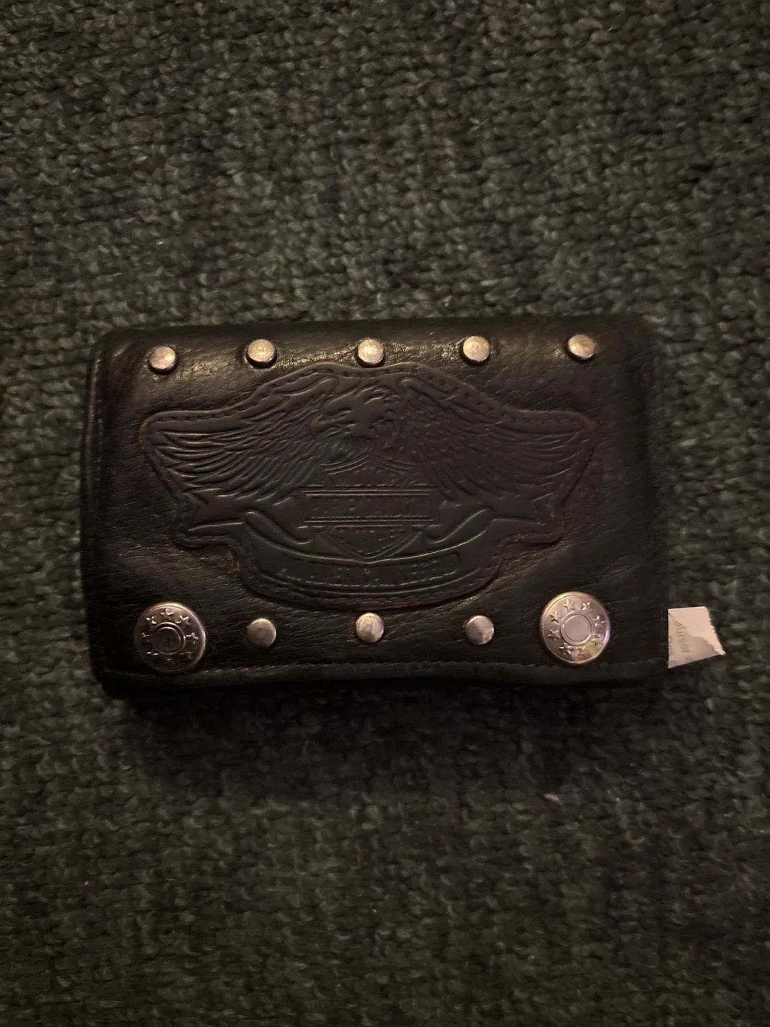 Harley Davidson Leather Wallet and zippo case image indicator(3)