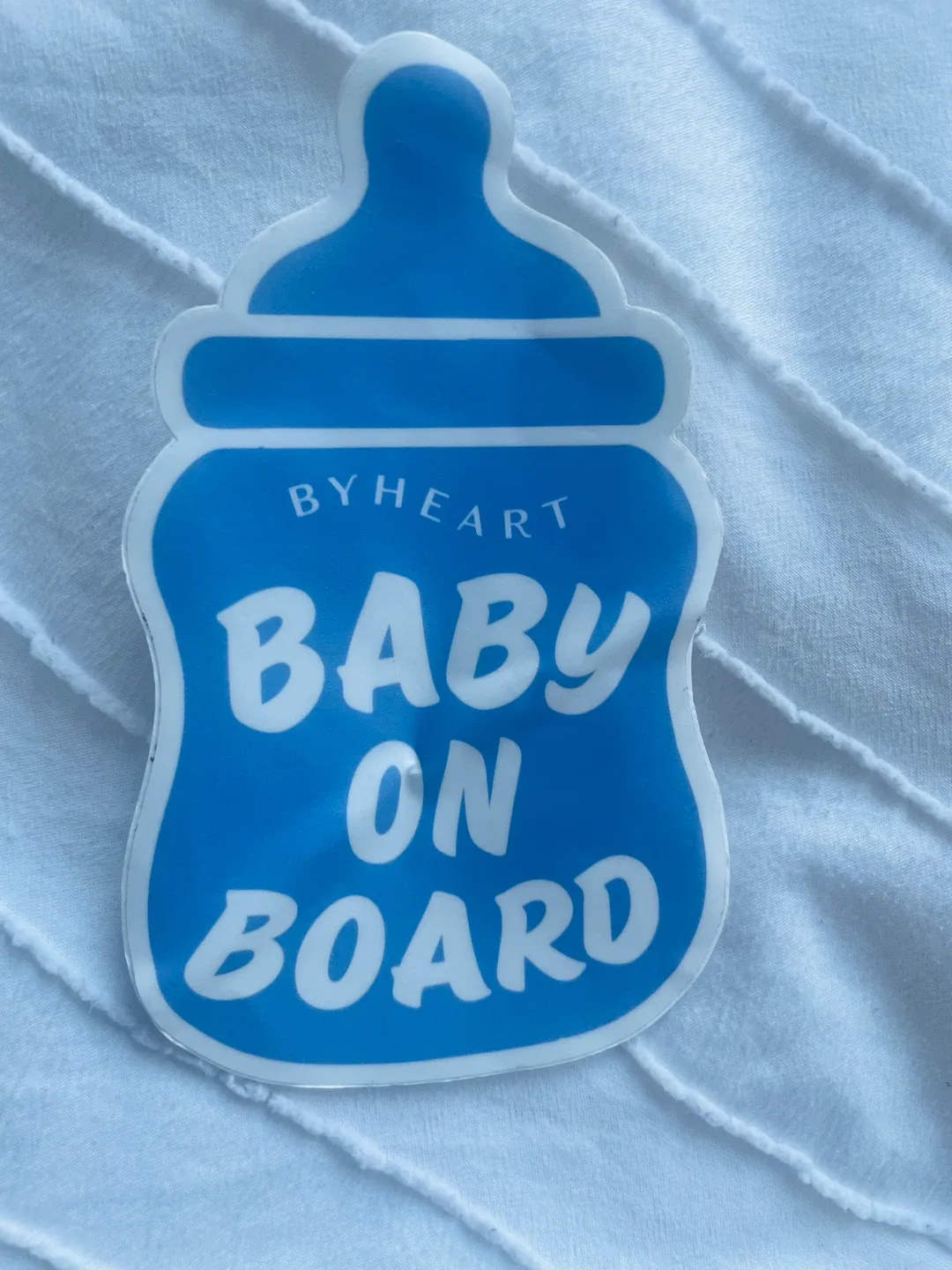 BYHEART Baby on Board decal sticker thumbnail