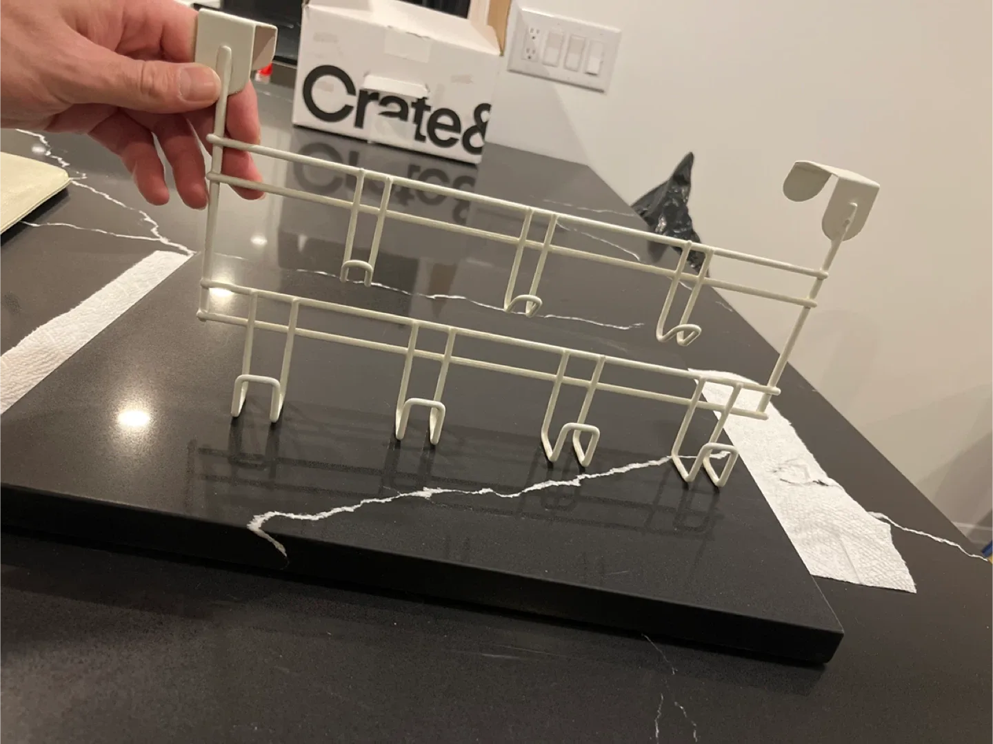 Over-the-Door Hook Rack image indicator(2)