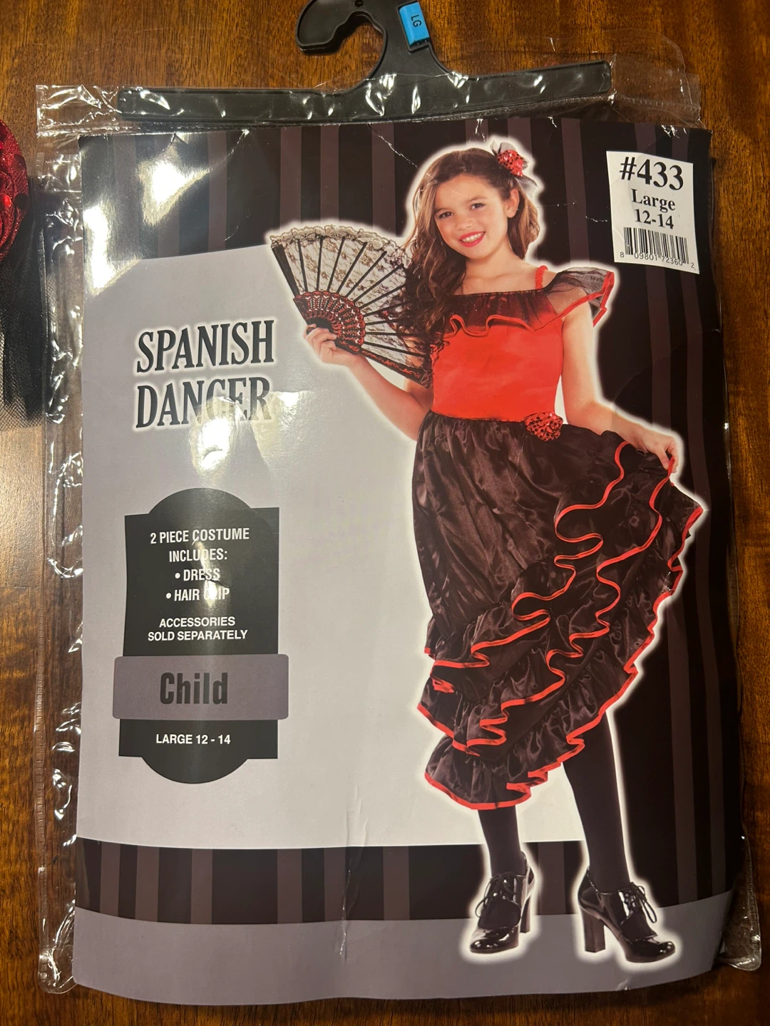 Spanish Dancer Costume Child Large 12-14