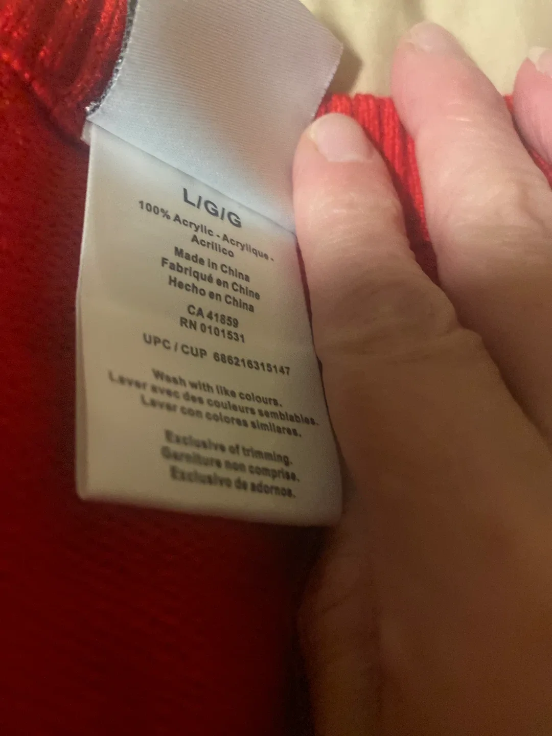 Calgary Flames Ugly Christmas Sweater - Size L image indicator(2)