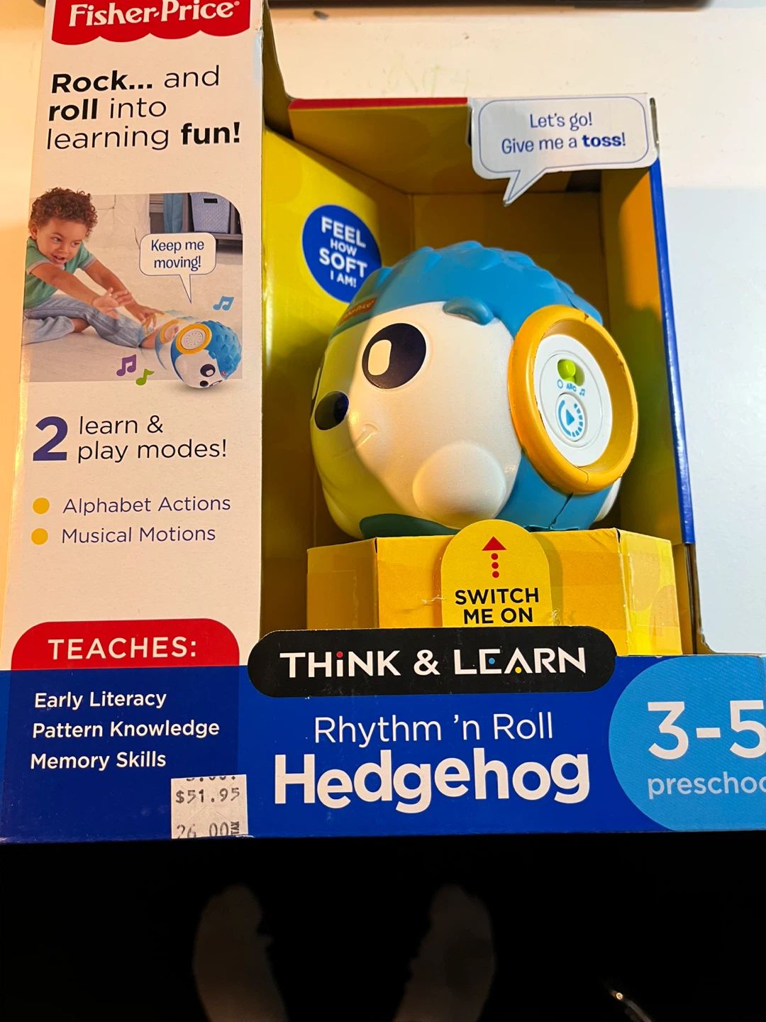 Fisher-Price Rhythm 'n Roll Hedgehog - Ages 3-5