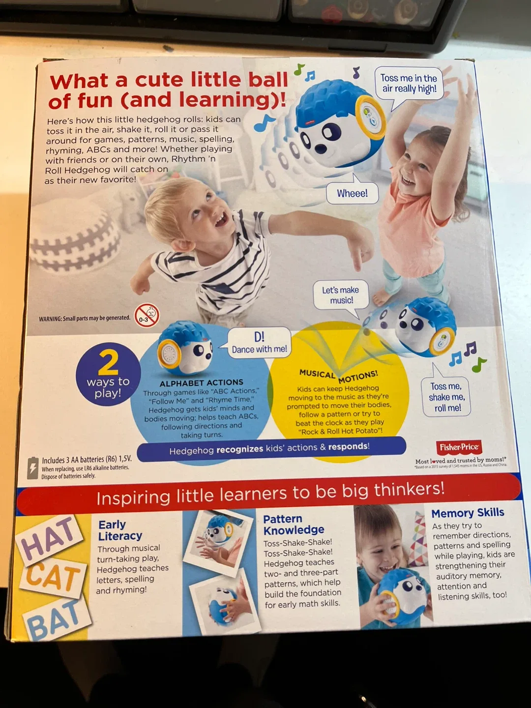 Fisher-Price Rhythm 'n Roll Hedgehog - Ages 3-5 image indicator(3)