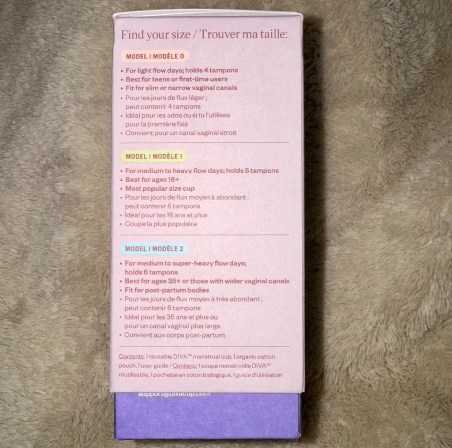 BNIB! Diva Cup Reusable Menstrual Cup - Model 2 image indicator(6)