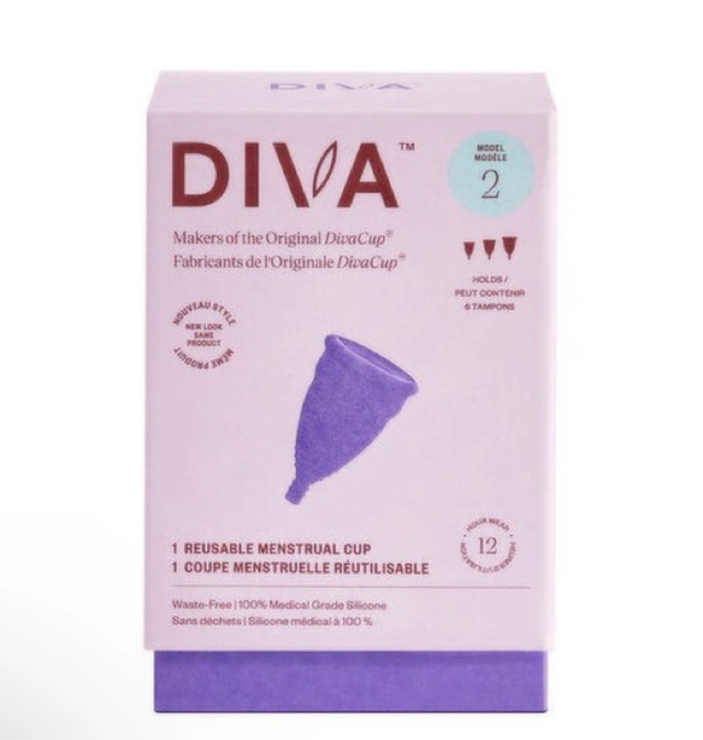 BNIB! Diva Cup Reusable Menstrual Cup - Model 2