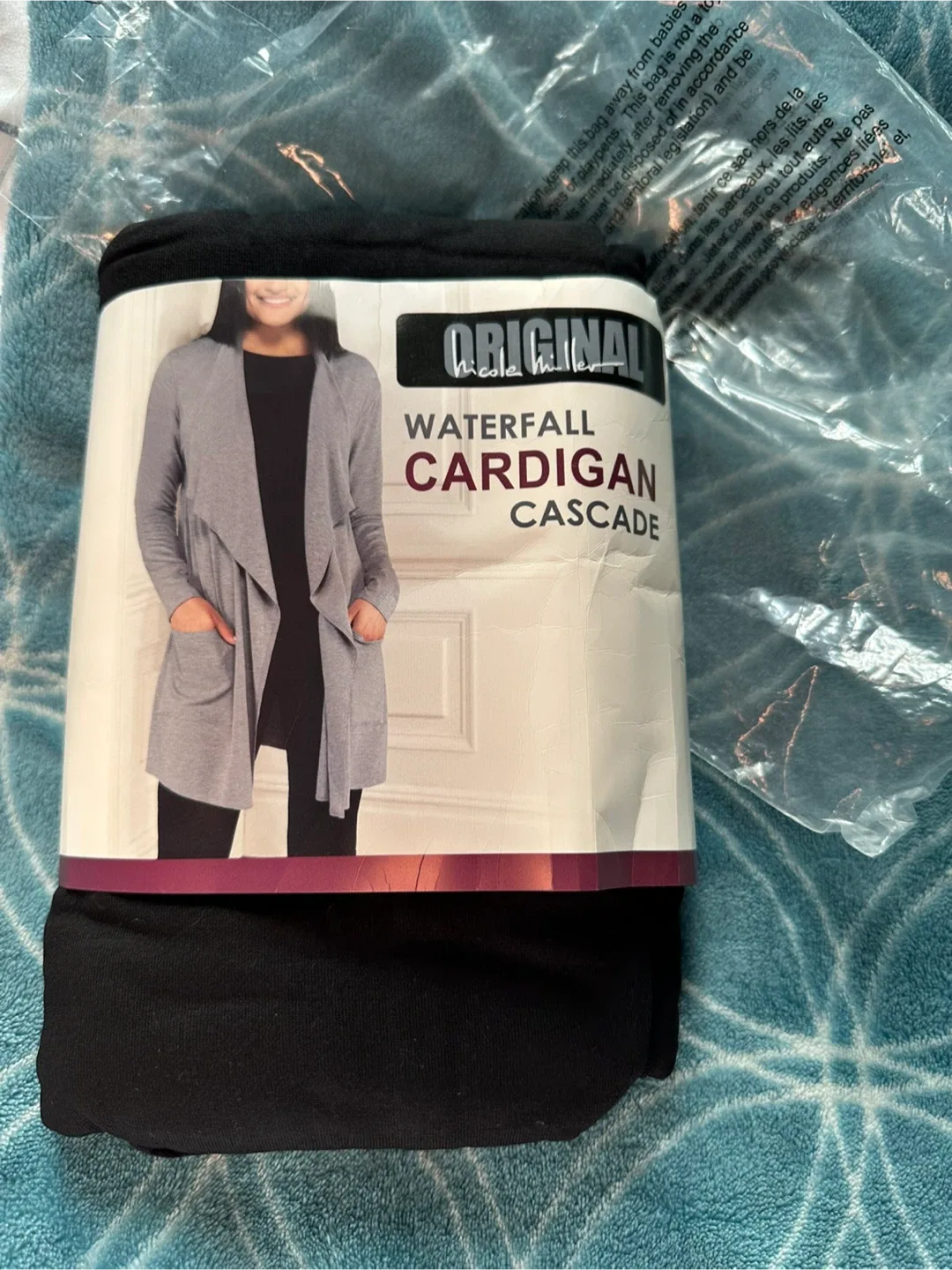 Nicole Miller Women's Waterfall Cardigan: large thumbnail