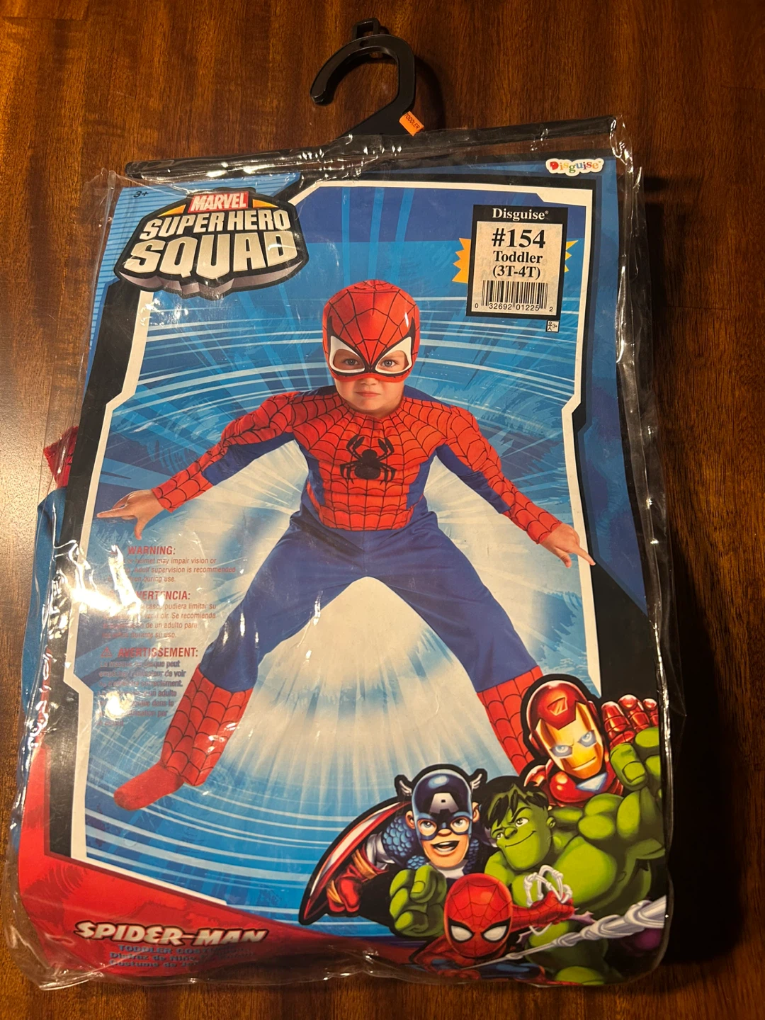 Marvel Super Hero Squad Spider-Man Costume - Toddler