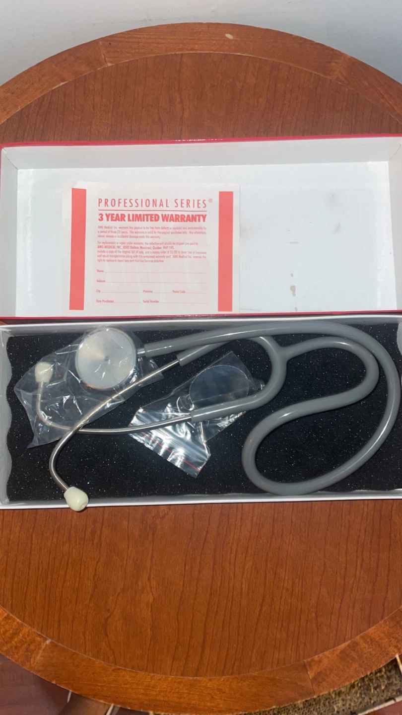 AMG Med Premier Professional Series Stethoscope - Grey - photo 3