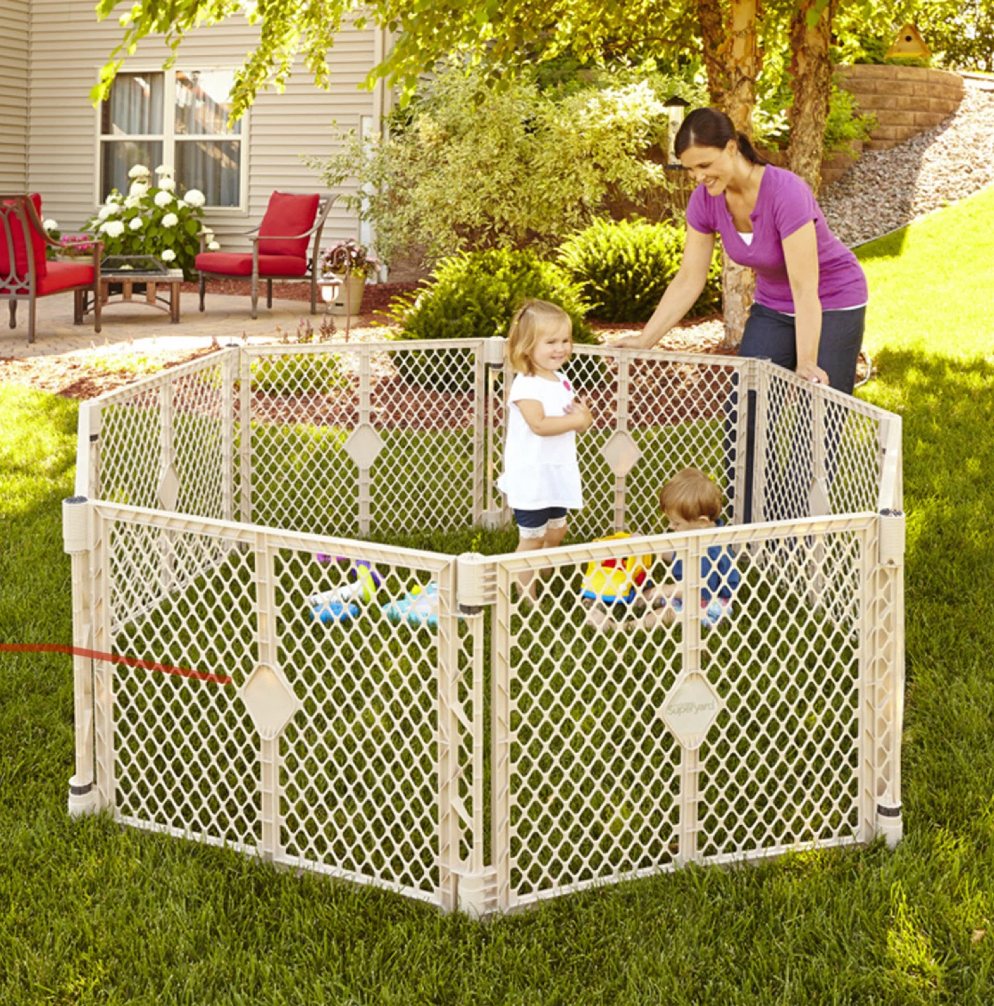 Superyard Indoor/Outdoor Sand 8 Panel Playard - photo 3