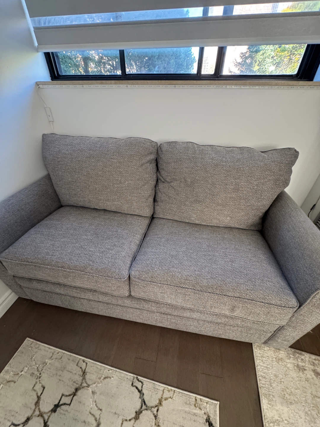 Grey Loveseat Sofa - Great Condition!