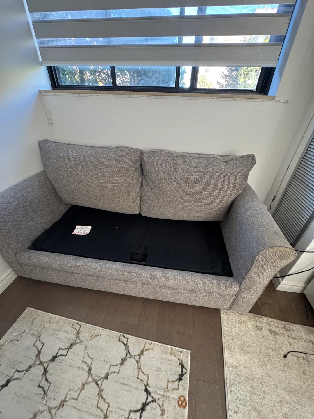 Grey Loveseat Sofa - Great Condition! image indicator(4)