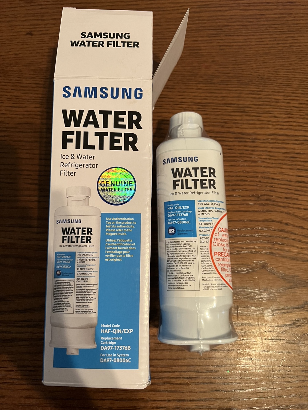Samsung HAF-QIN/EXP Water Filter - New in Box