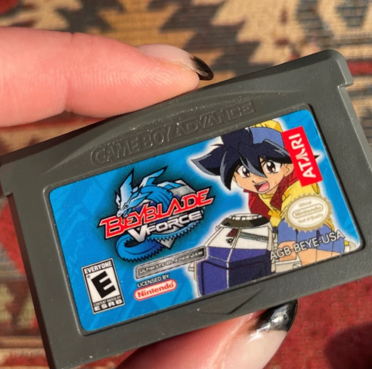 Beyblade Vforce Gameboy Advance Cartridge Vintage Original 2003 image indicator(4)