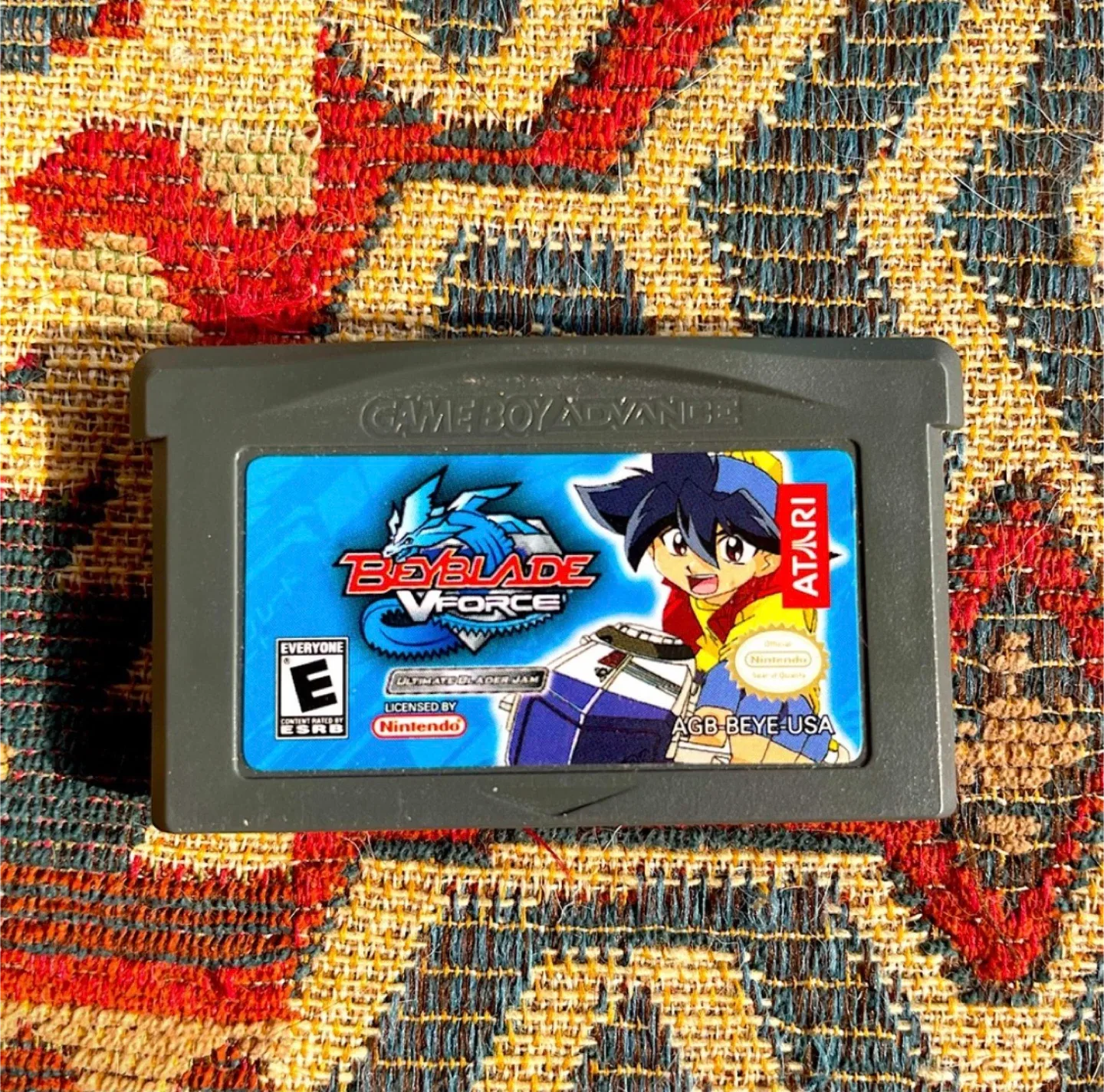Beyblade Vforce Gameboy Advance Cartridge Vintage Original 2003 image indicator(3)