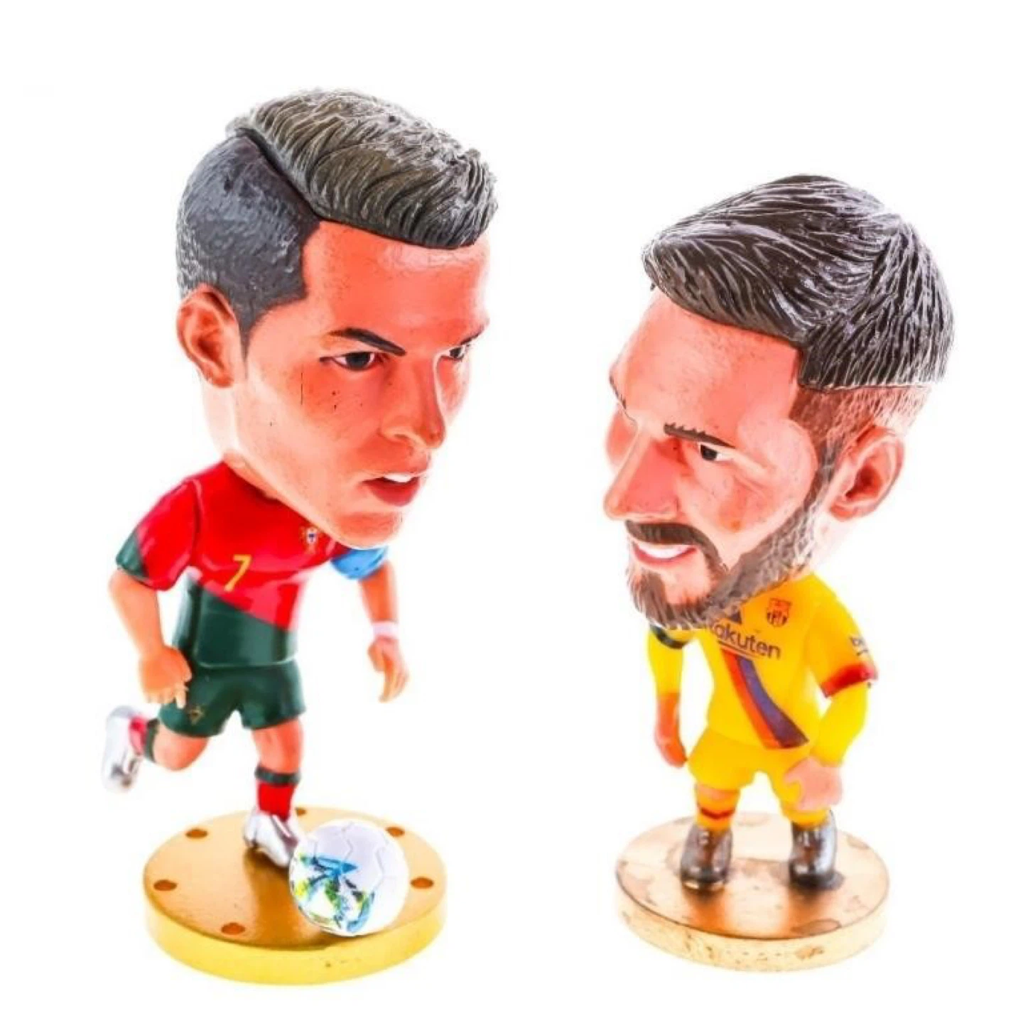 Soccerwe Football Star Bobbleheads - Ronaldo & Messi