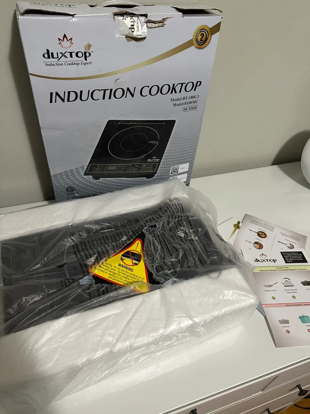 Duxtop 1800W Portable Induction Cooktop Burner 8100MC/BT image indicator(2)