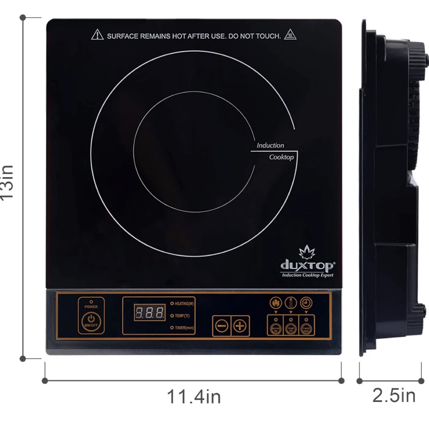 Duxtop 1800W Portable Induction Cooktop Burner 8100MC/BT image indicator(4)