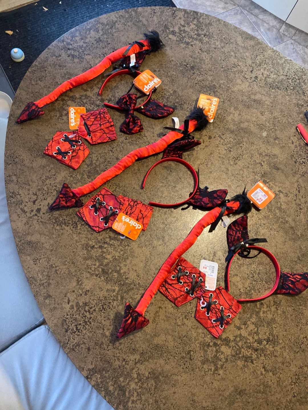 Three Claire's Devil Costumes Set - New