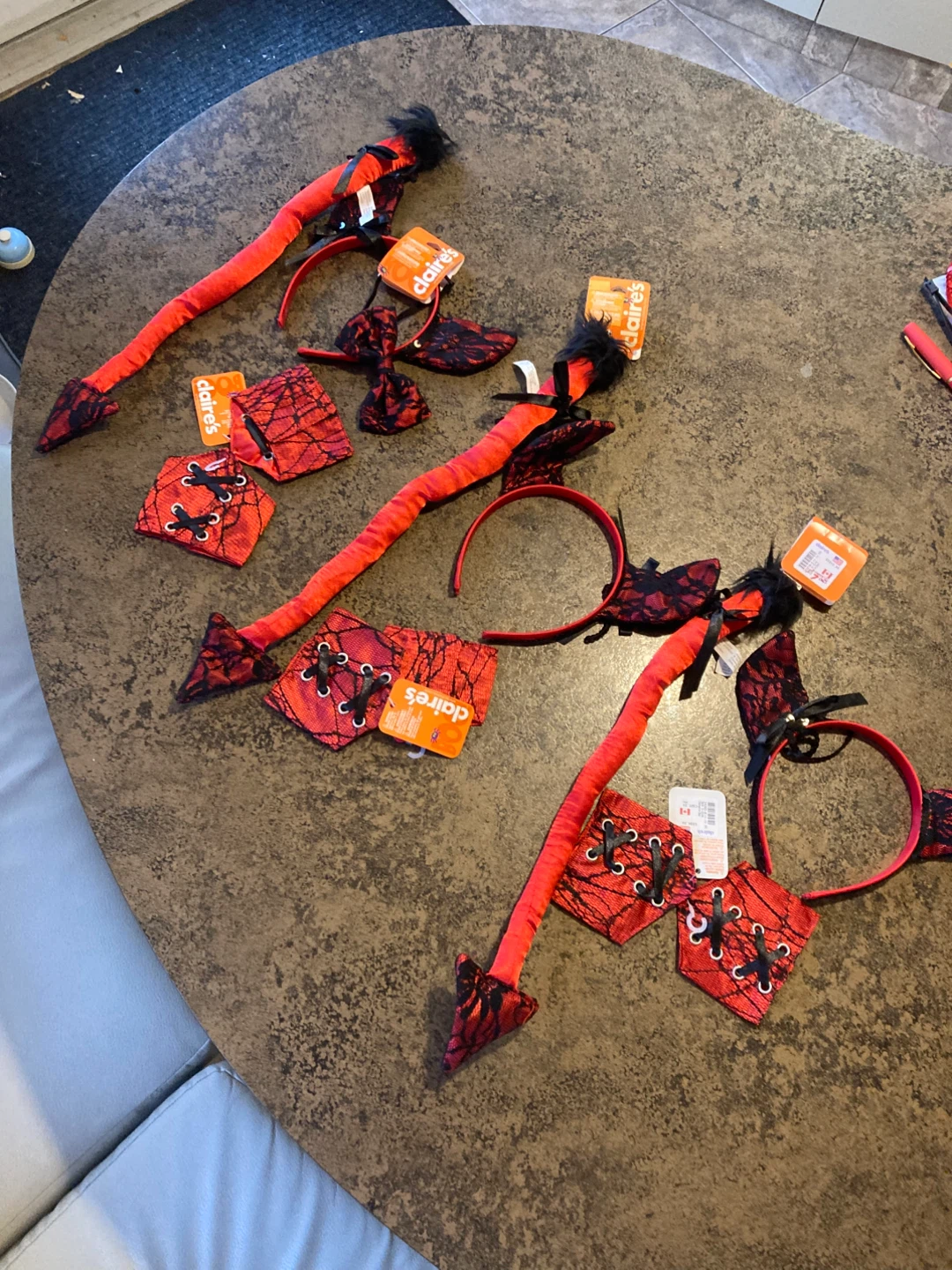 Three Claire's Devil Costumes Set - New - photo 2