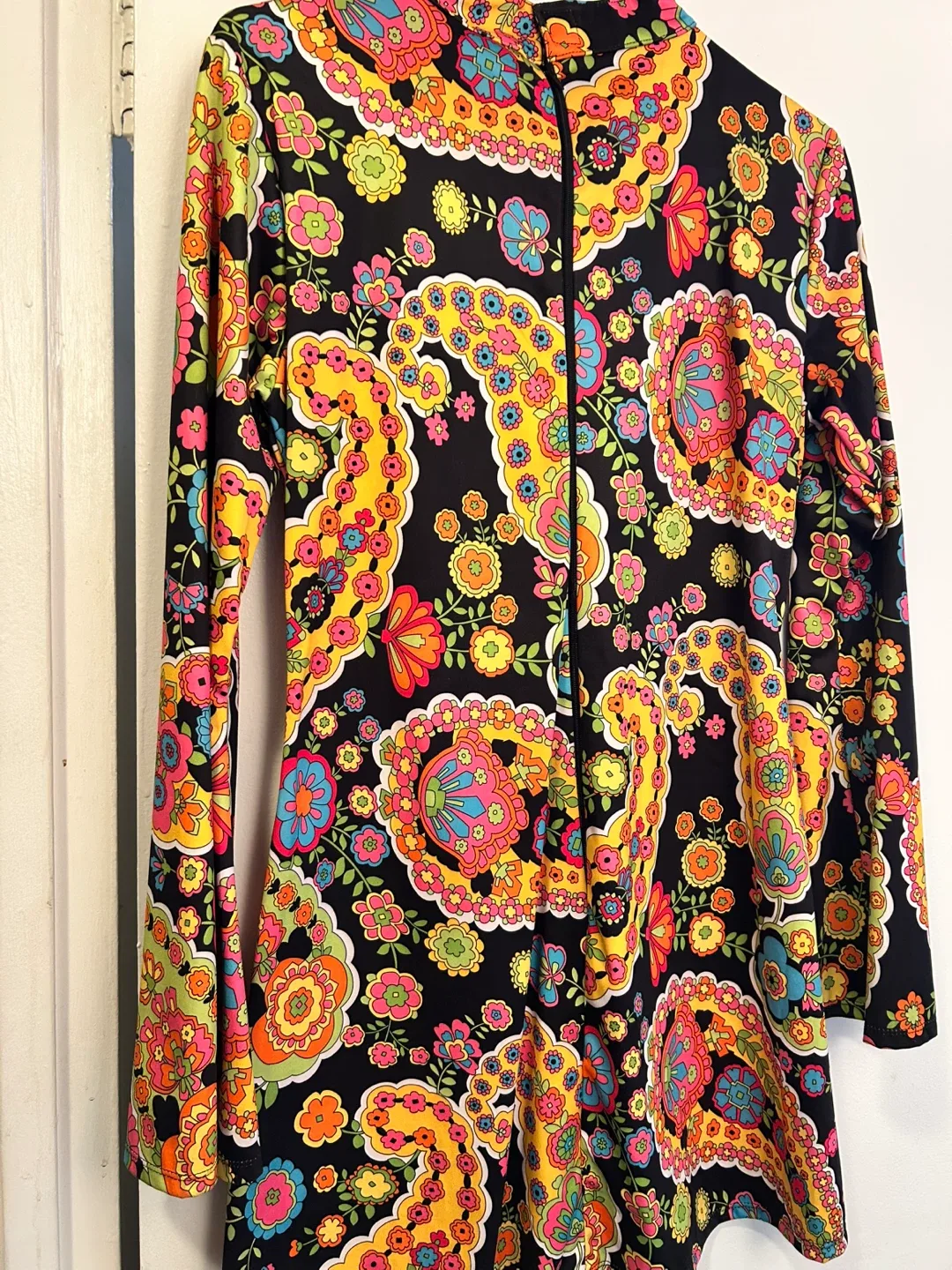 Vintage Floral Print Mini Dress image indicator(2)