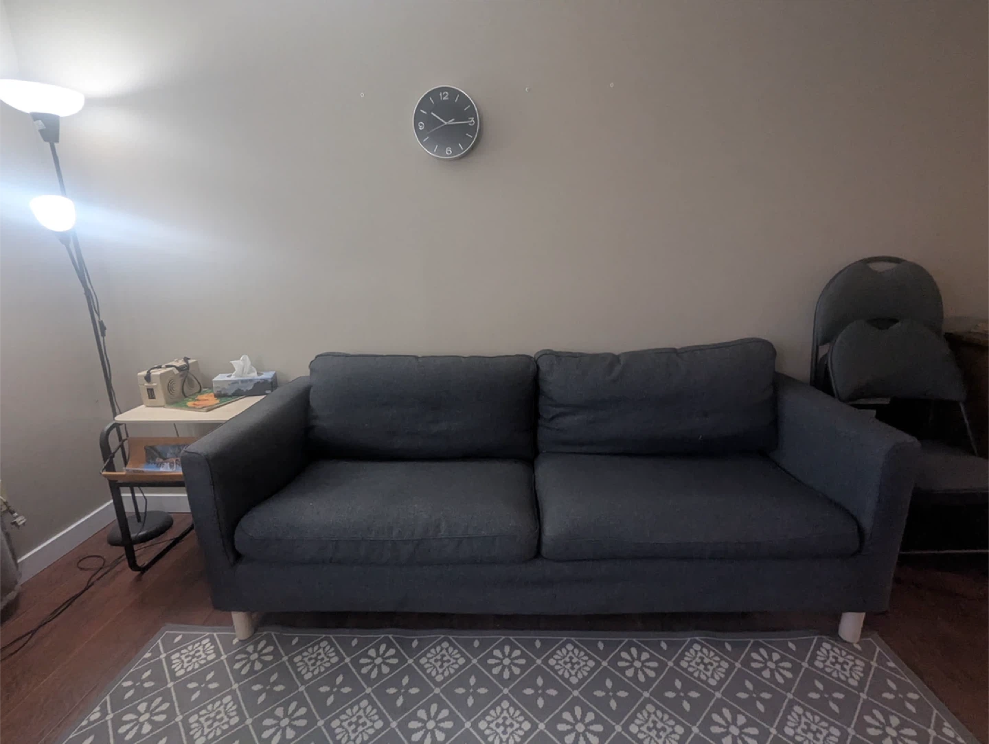 Grey Two Seater Sofa