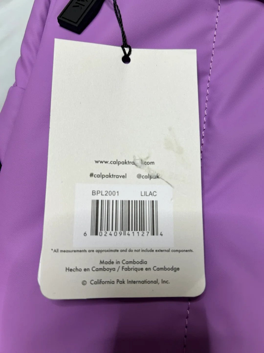 CALPAK Lilac Laptop Backpack image indicator(3)