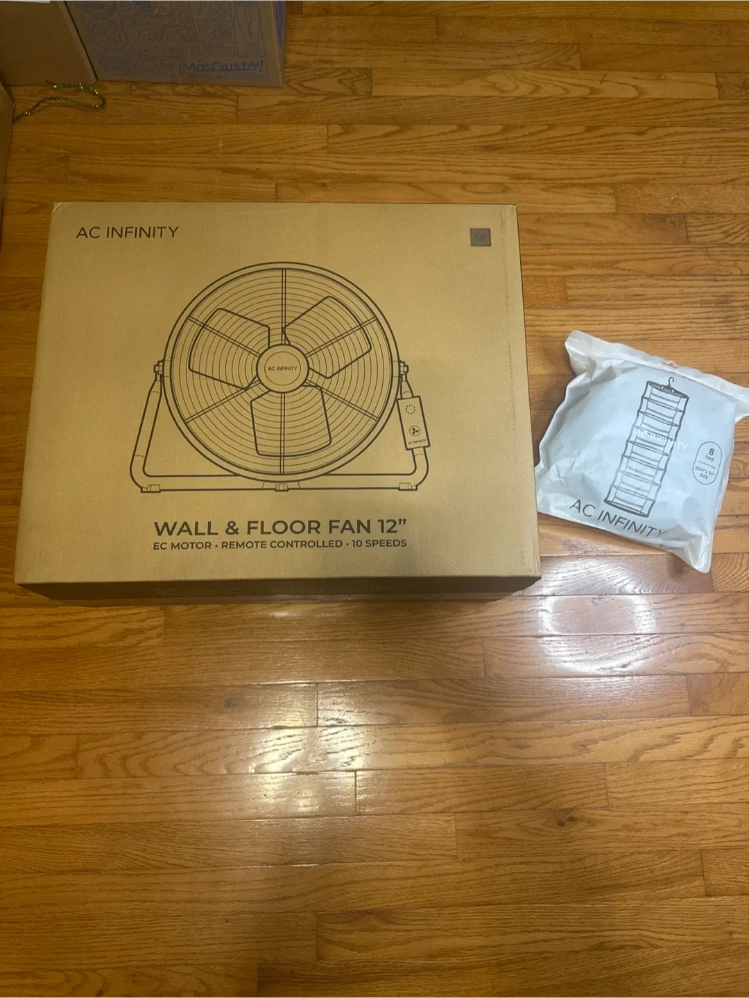 AC Infinity CLOUDLIFT S12 Wall & Floor Fan - 12 inch thumbnail