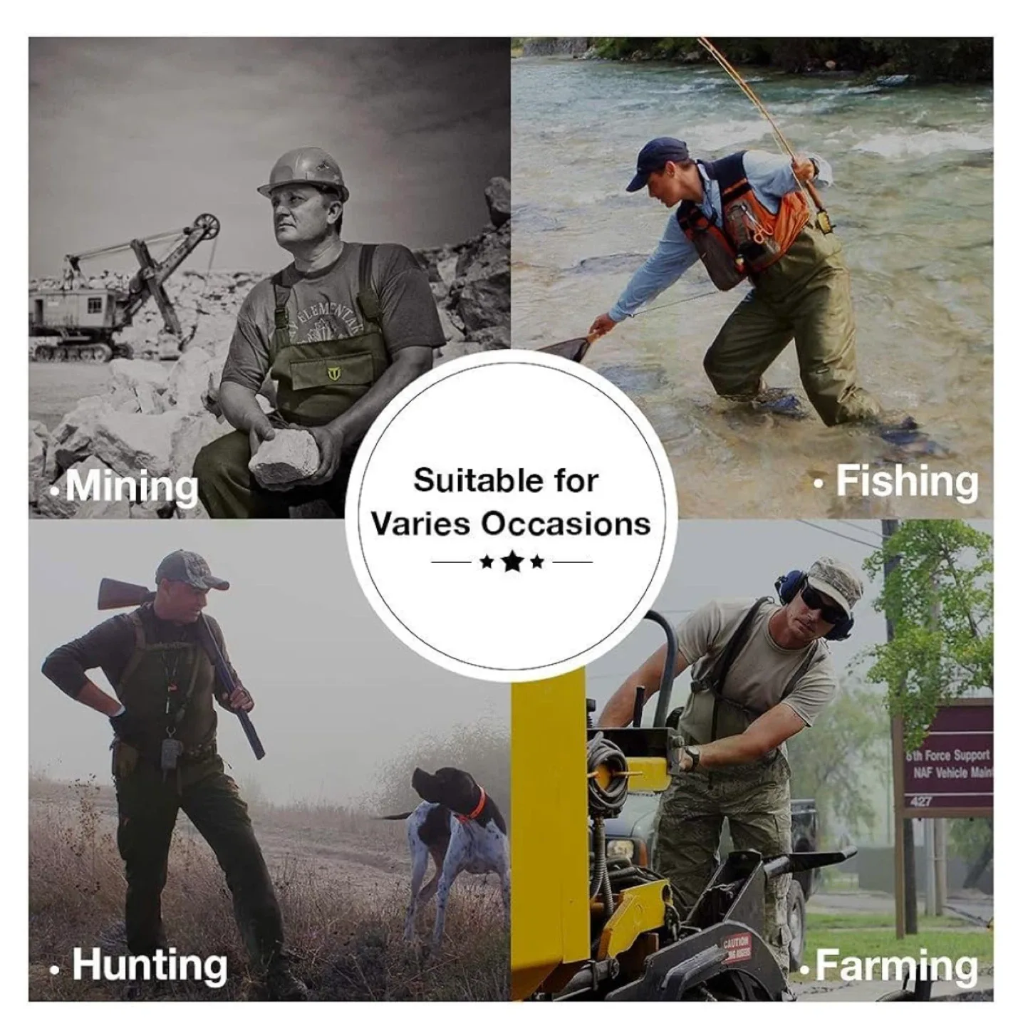 TIDEWE Fishing Chest Waders - Waterproof image indicator(3)