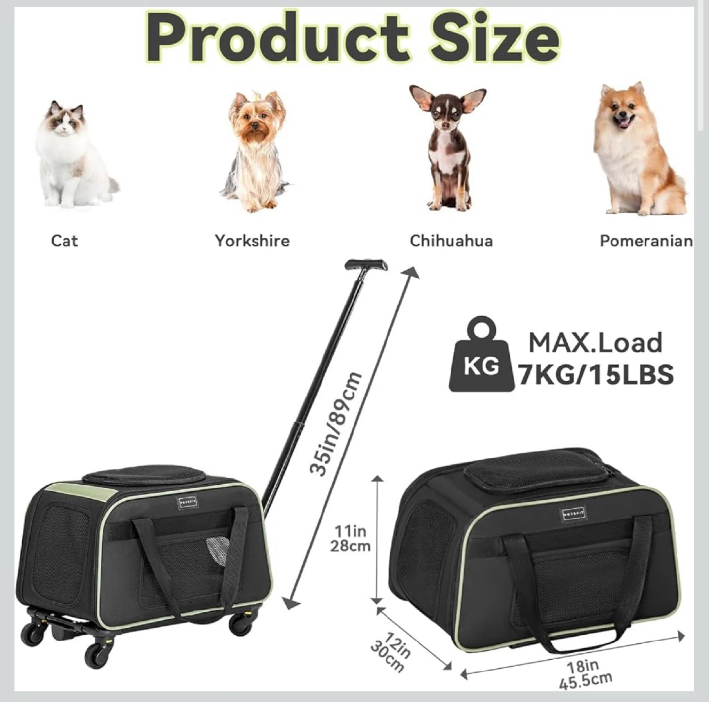Petsfit Carrier with Removable Wheels - photo 4