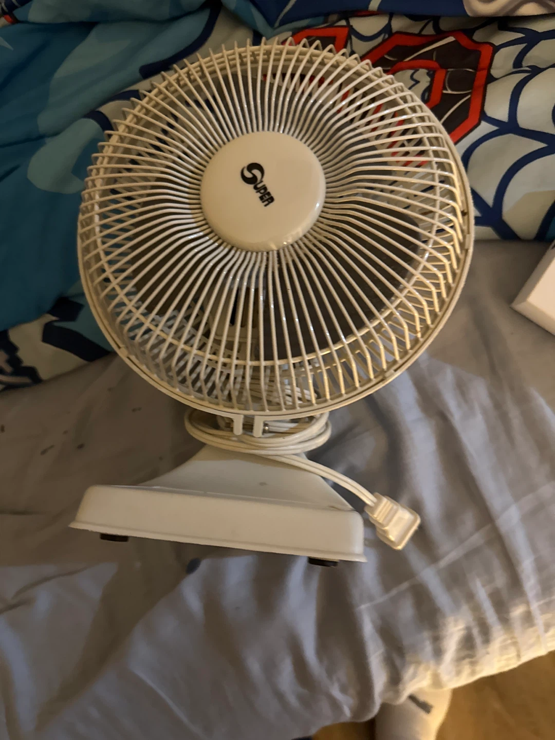 Super Desk Fan - White