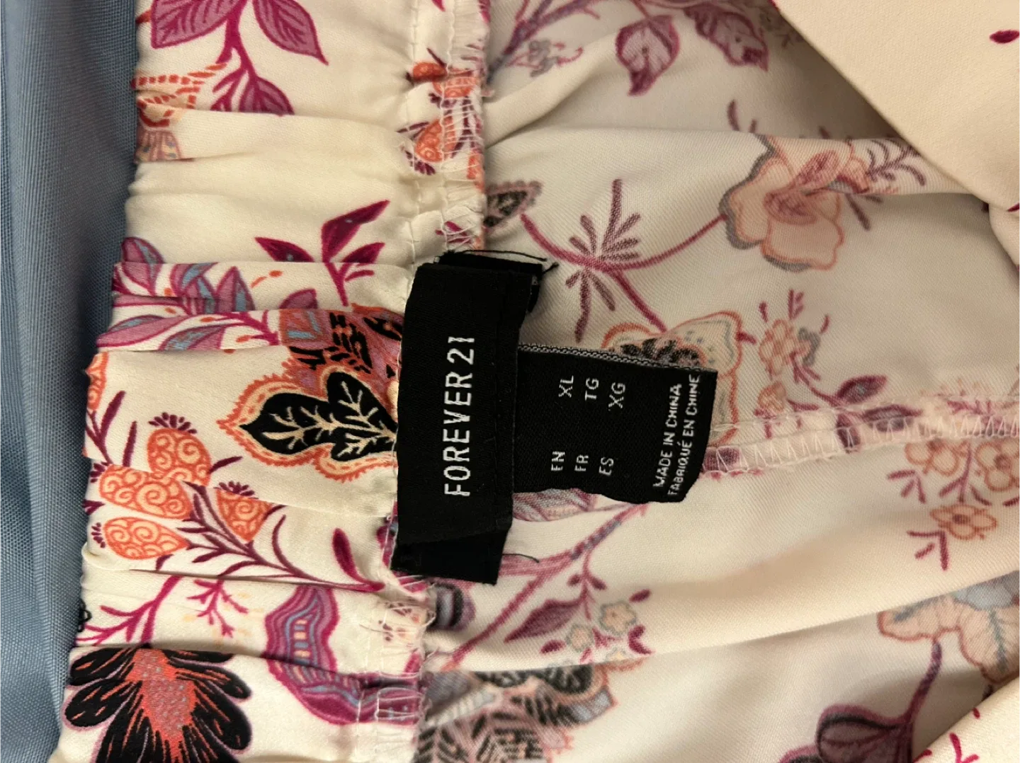 Forever 21 Floral Print Two-Piece Set - Size XL image indicator(2)