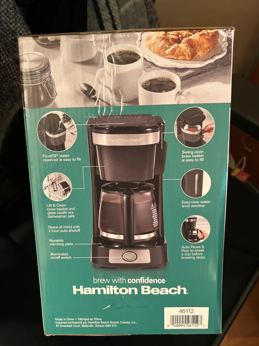 Hamilton Beach FrontFill Mini Brew 5-Cup Coffee Maker image indicator(2)
