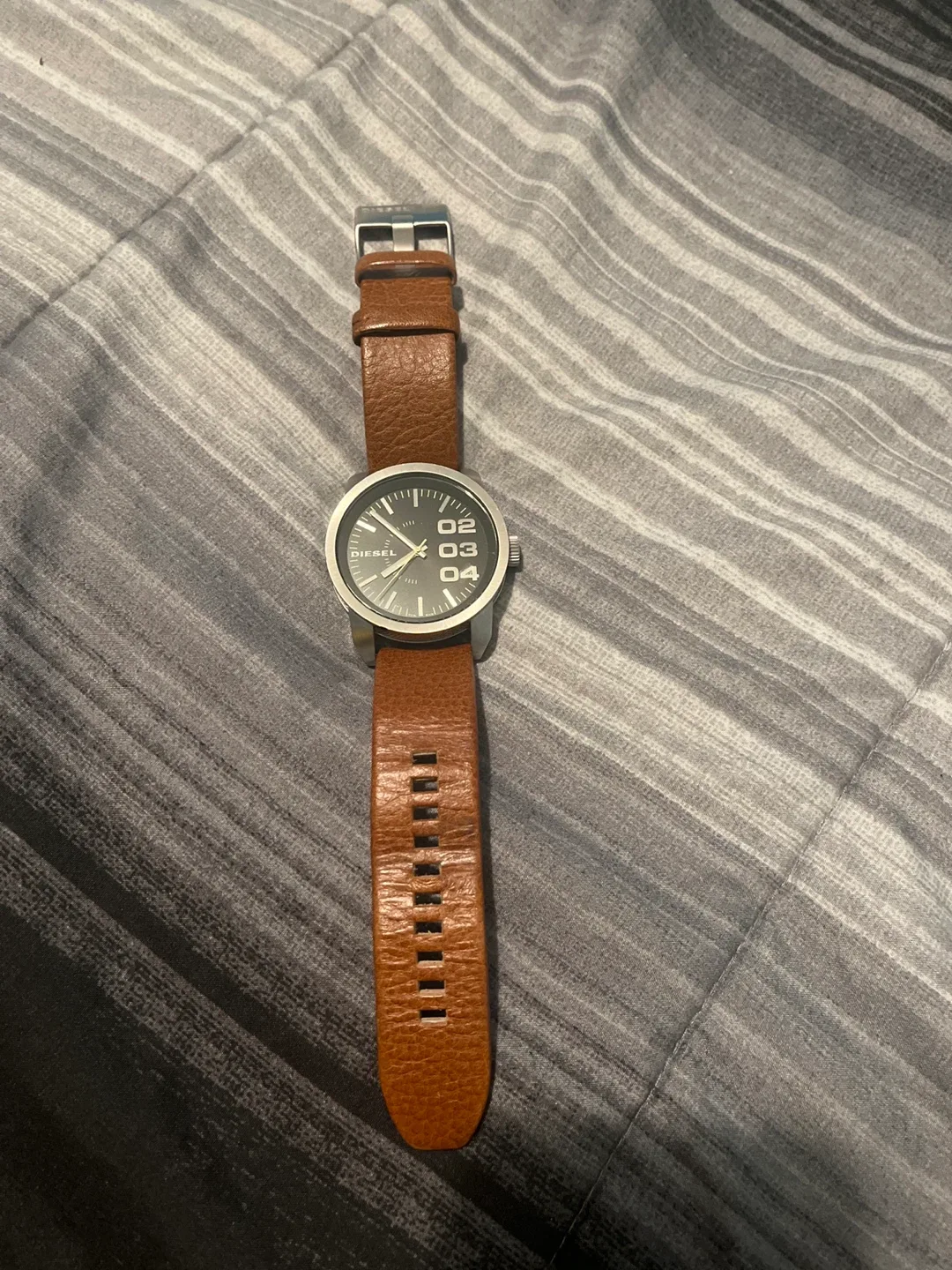 Diesel Watch with Brown Leather Strap image indicator(2)