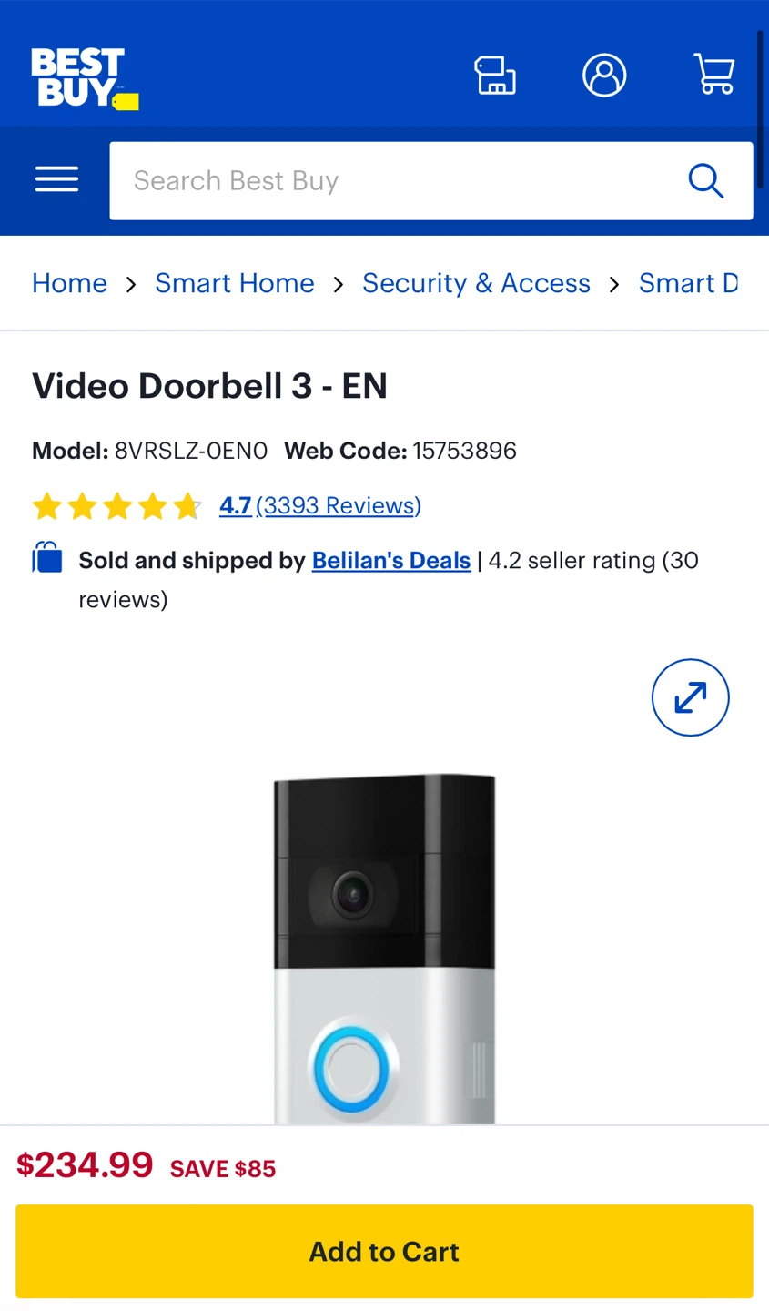 Ring Video Doorbell 3 - EN - photo 3